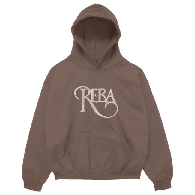 Brown Vintage Photo LS Hoodie Reba McEntire Not That Fancy Store
