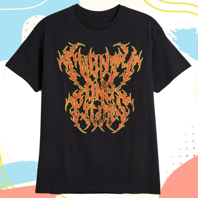 Twenty One Pilots Flame Tee Shirt
