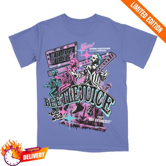 Official Studiohouse Designs Beetlejuice Purple Shirt