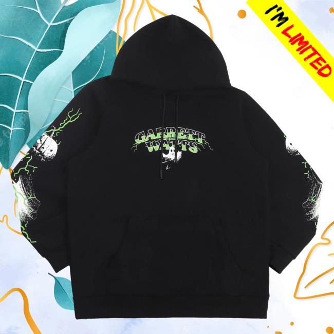 Official Garrett Watts Merch Garrett Watts The Haunted Glow Pull Over Hoodie Black