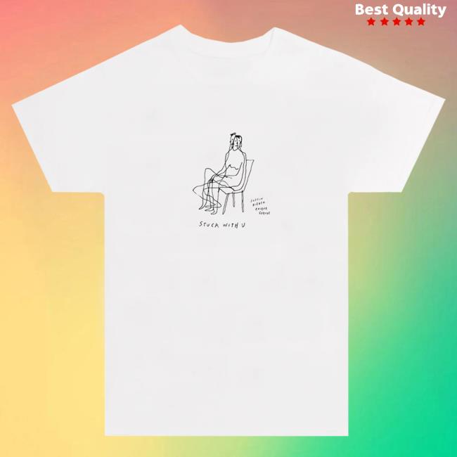Official Justin Bieber Merch Store Shop Justin Bieber Stuck With U Chair Shirt New I JustinBieber Apparel Clothing