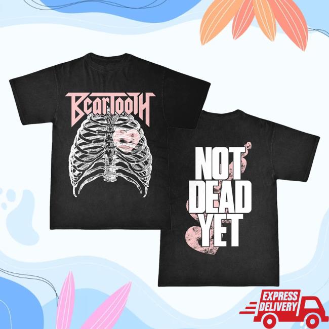 Official Beartooth Merch Beartooth Not Dead Yet Heart Popover Shirt