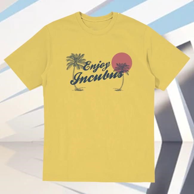 Incubus Enjoy Incubus Yellow Shirts | Incubus Official Merch Store Shop