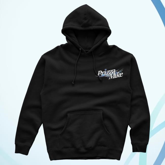 Official Prizzamike Shop Prizza Mike Surfs Up Black Pullover Hoodie