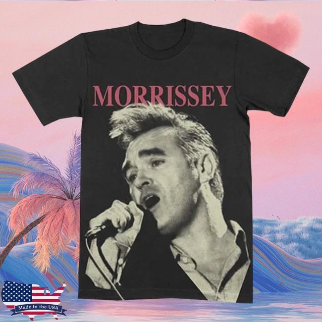 Morrissey Official Merch Store Shop Singing Face Black Pullover Shirt David Marcus Morrissey Official Merch Store Shop Singing Face Black Short Sleeve Shirt David Marcus