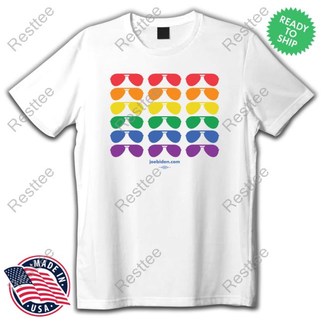Official Joe Biden Shop Pride Aviators Tee