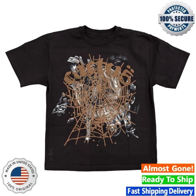 Travis Scott CJ X Sp5der Airbrush New Tee