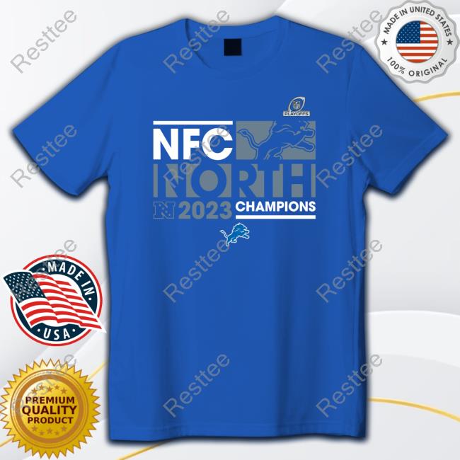 Detroit Lions Nfc North Champions 2023 T Shirt