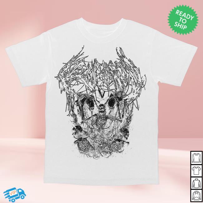 Official Ken Carson Merch Store Ken Carson Death Mosh Attractive Shirt White KenCarson Shop