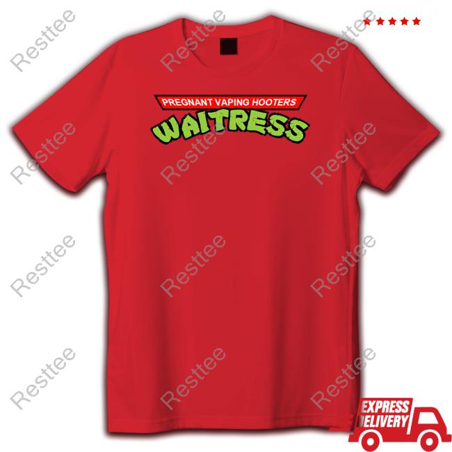 Pregnant Vaping Hooters Waitress Hoodie Pregnant Vaping Hooters Waitress Shirt Funny