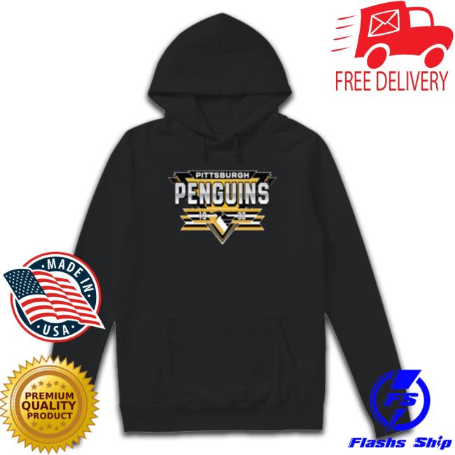 Pittsburgh Penguins Black Reverse Retro 2.0 Fresh Playmaker Hoodie Pittsburgh Penguins Black Reverse Retro 2.0 Fresh Playmaker T-Shirt