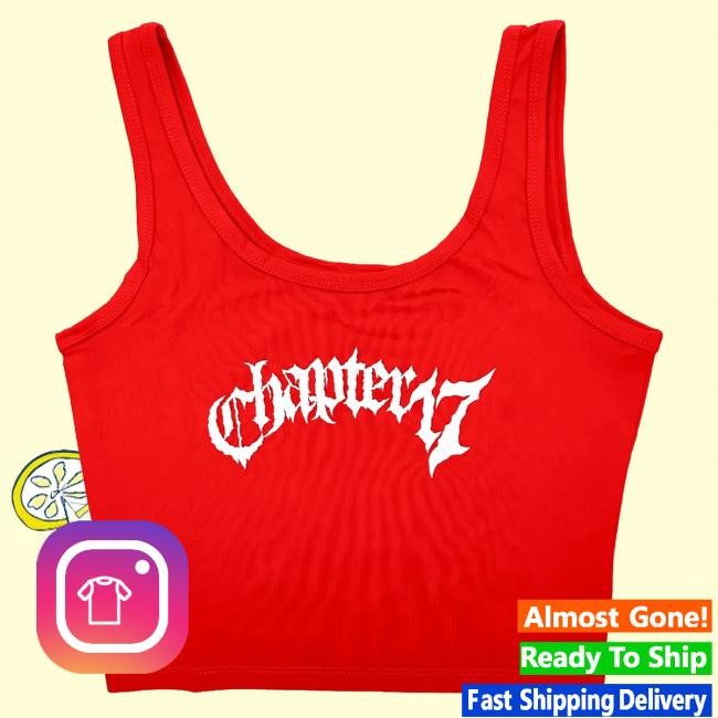 Official Chapter 17 Records Store Ouija Macc Chapter 17 - Women's tank - Crop Top - Red Tee Official Chapter 17 Records Merch Ouija Macc Chapter 17 - Women's tank - Crop Top - Red New Shirt