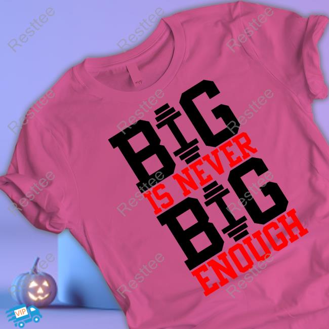 Big Is Never Big Enough Arrow Hoodie