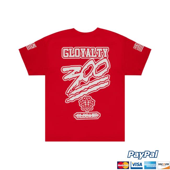 Gloyalty Tees (Red) GloGangWorldWide Gloyalty Shirt 2023 (Red)