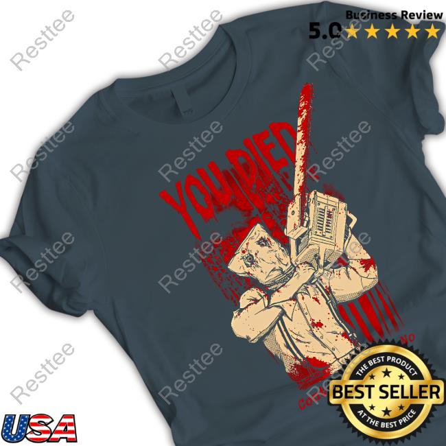 Resident Evil 4 Tee Shirt Ayylien Merch Resident Evil 4 You Died Continue Yes No Long Sleeve Tee