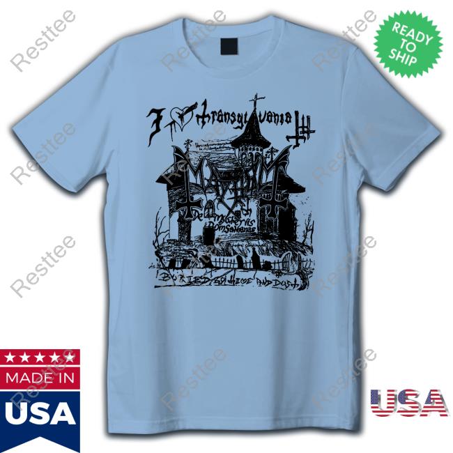 Official The True Mayhem Merch Transylvania Tee Shirt Artist First Shop