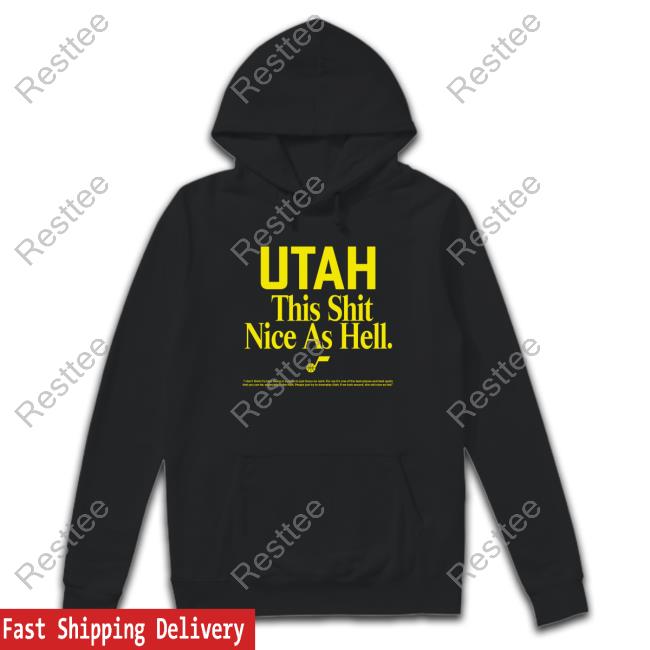 Official Rob Perez Utah Jazz Utah This Shit Nice As Hell T-Shirt