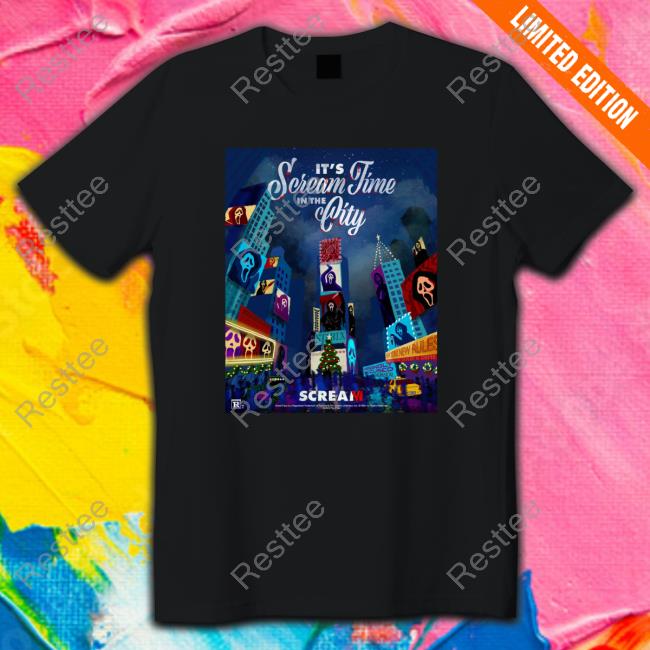 It's Scream Time In The City Hooded Sweatshirt