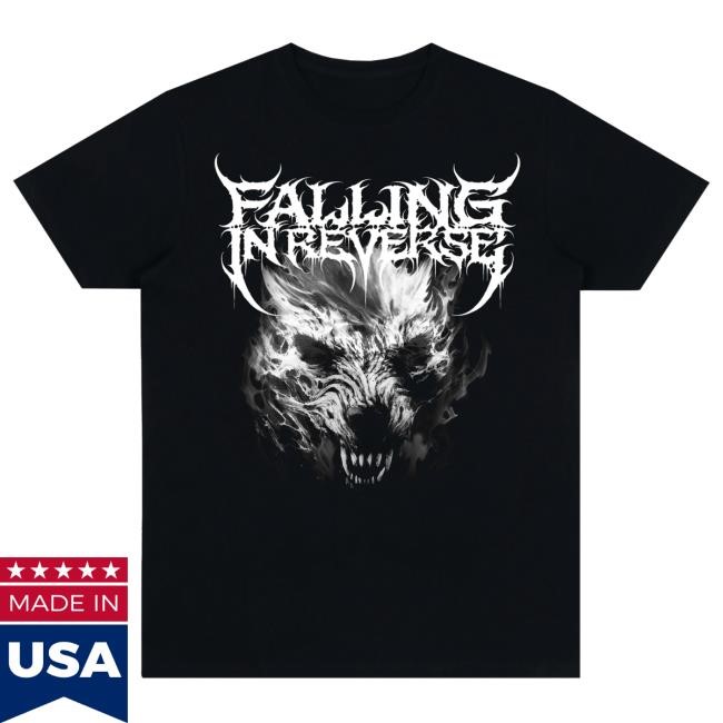 Official Falling In Reverse Wolf T Shirt