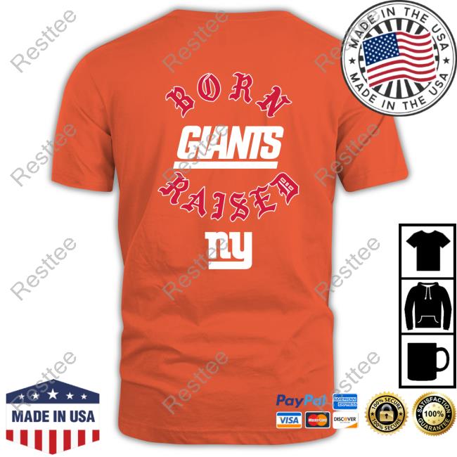 Born X Raised Black New York Giants T Shirt Born X Raised Black New York Giants Shirts