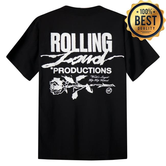 RL Productions Ripper Black Shirt Rolling Loud Shop
