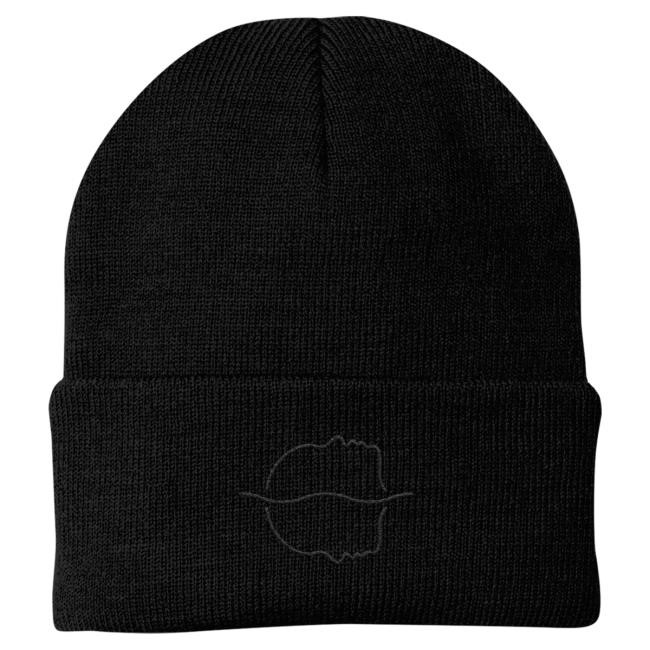 Official Spiritbox Merch Store Spiritbox Tsunami Sea Icon Black Beanie