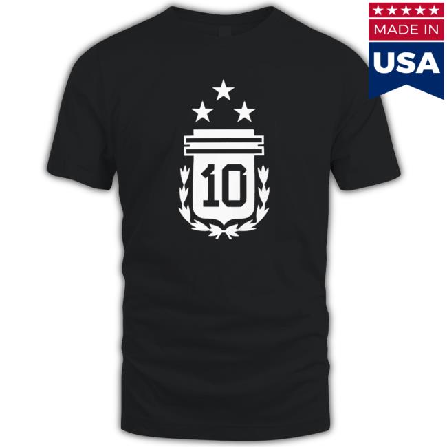 Official Argentina champions 3 stars flag Shirt
