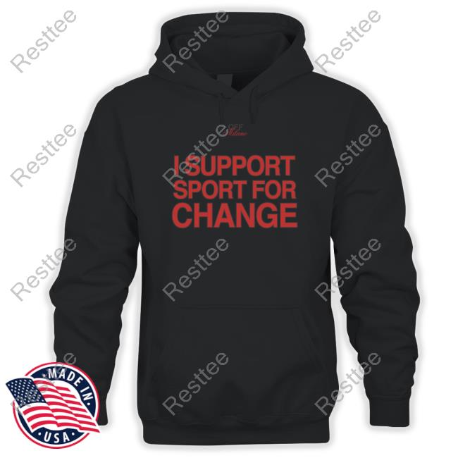 Milano x Off White Merch I Support Sport For Change Shirt