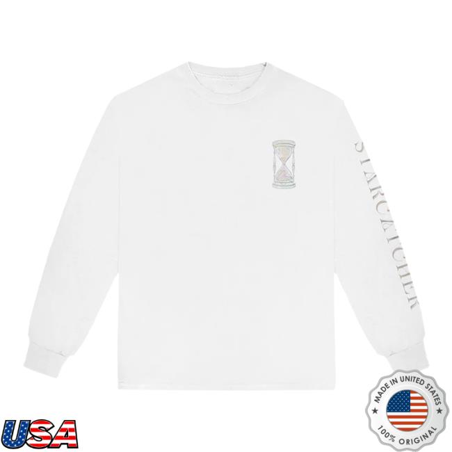 Official White Hourglass Long Sleeve Long Sleeve Tee