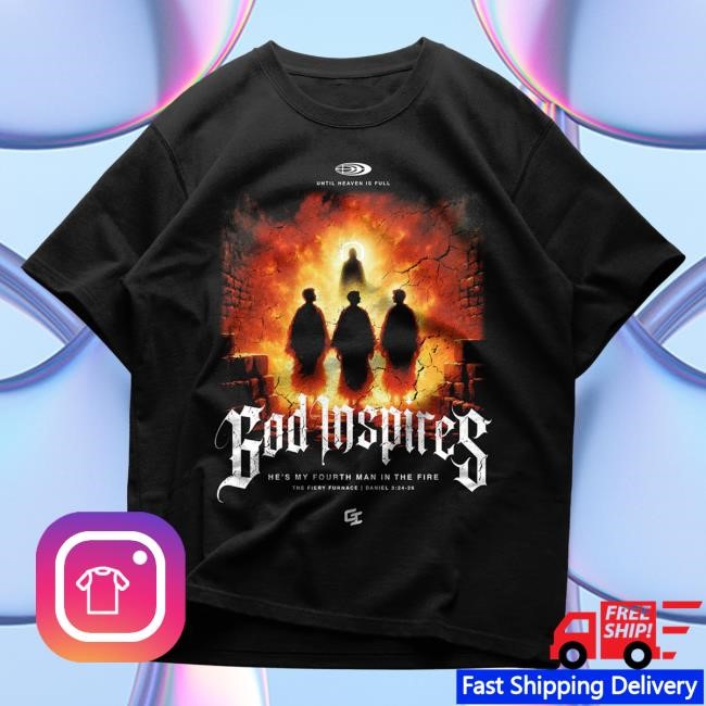 Official God Inspires Clothing Store 'Fiery Furnace' Staple Popover Shirt