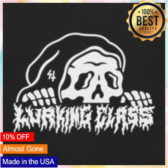 Official Lurking Class Clothing Merch Shop Death Box Lurker Hoodies - Black/White LurkingClass