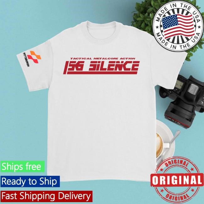 156/Silence - Tactical White Tee Shirt – Down Right Merch 156/Silence - Tactical White New Shirt – Down Right Merch