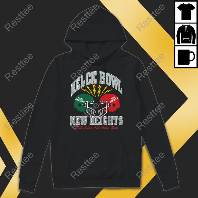 Homage Merch Kelce Bowl New Heights With Jason And Travis Kelce Long Sleeve T Shirt