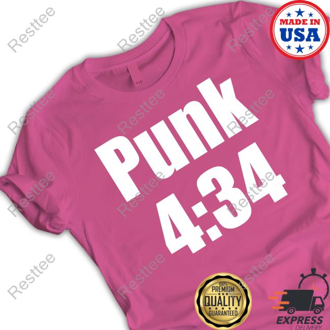 Official Punk 4:34 Long Sleeve Tee Shirt