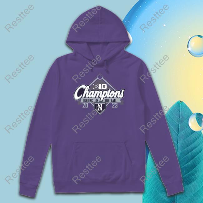 NCAA Shop Northwestern Wildcats 2023 Big Ten Softball Regular Season Champions Shirt