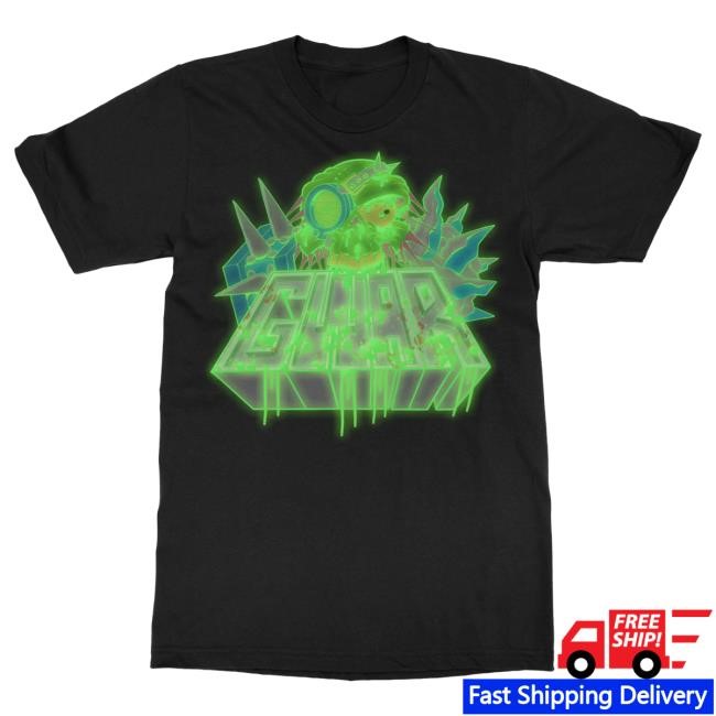 Official Gwar Merch Store Gwar Green Skull Shirt Black/Green