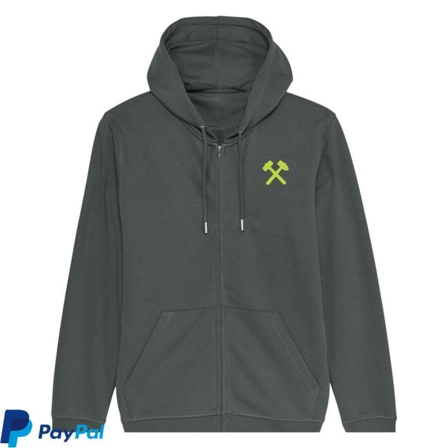 Official Grönemeyer Merch Store Hammer Zip Sweartshirt Hoodie Groenemeyer Clothing Shop