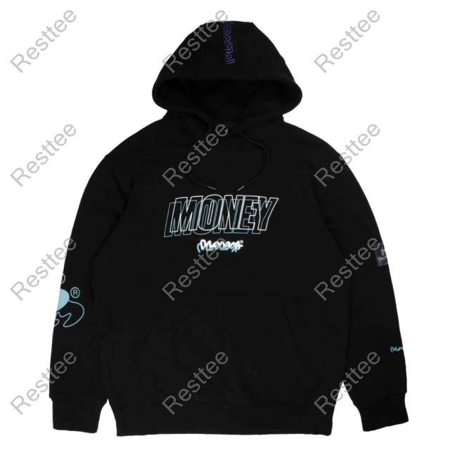 Official Money Clothing Woodland Camo Fill Sweater Black