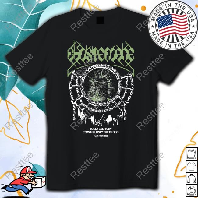Official Ghostemane I Only Ever Cry To Wash Away The Blood T Shirt
