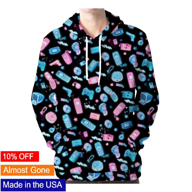 Official Vapor95 Clothing Store Millennium Tech Sweater 3D All Over Print