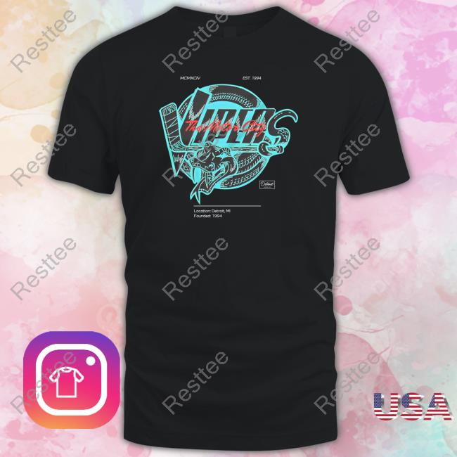 Detroit Apparel 313 Merch Detroit Vipers Motor City Remix Shirt