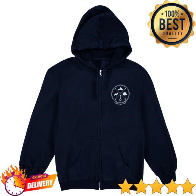 Official Gregory Alan Isakov Merch Banjo Zip Hoodie (Navy)