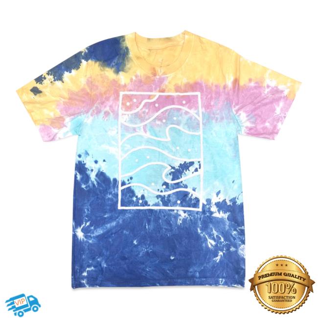Official Slimecicle Merch Slime Wave Tie Dye Tee