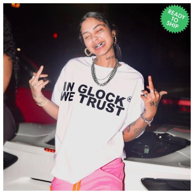 Official In Glock We Trust Retro Shirt