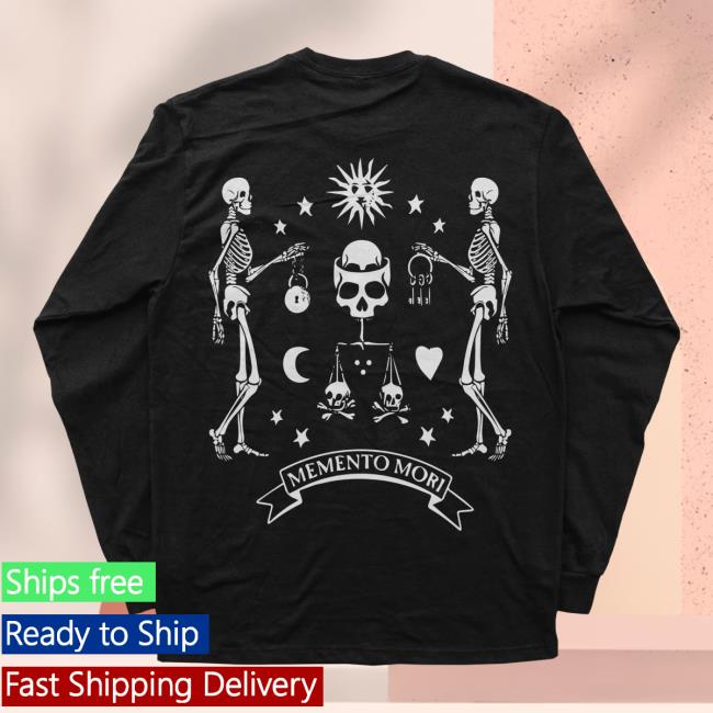 Official Dream Clothing Memento Mori Long Sleeve Tees Dreamclothinghq