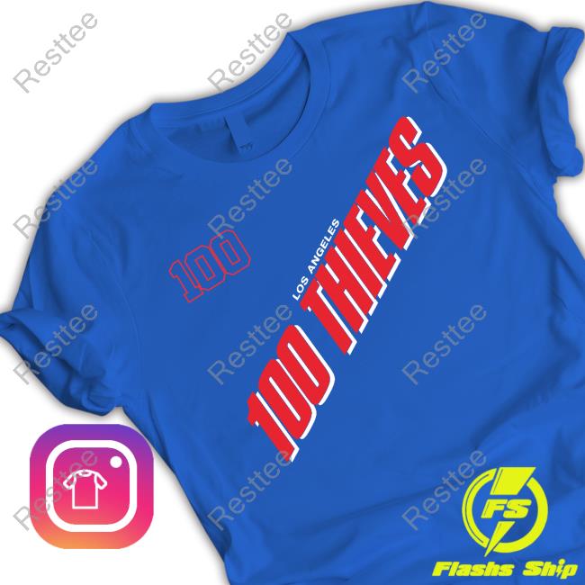 100 Thieves Alumni Collection Slanted Oversized T-Shirt