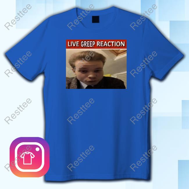Official Black Midi Live Greep Reaction T-Shirt Official Live Greep Reaction Shirt