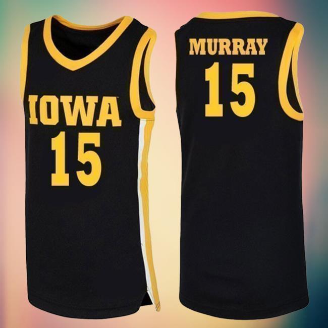 Official Iowa Hawkeyes Merch Store Iowa Hawkeyes Murray #15 Jersey New Shirt Iowa Hawkeyes Apparel Clothing Shop