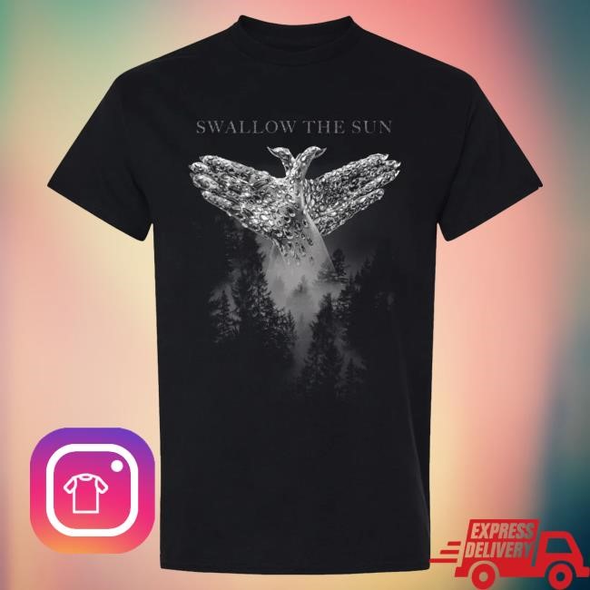 Swallow The Sun Forest Top Shirt Swallow The Sun Official Merch Swallow The Sun Forest Tshirt Swallow The Sun Official Merch