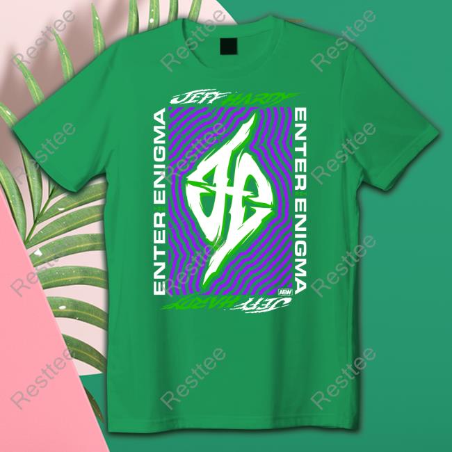 Official AEW Shop All Elite Wrestling Jeff Hardy Enter The Enigma Tee